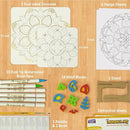 Imagimake Mandala Art Kit | Watercolor Paint Set | 12 Exciting Mandala Projects in Arts and Crafts for Kids Ages 8-12-14-16 | Craft Kits for Adults & Kids | 8 Year Old Girl Birthday Gifts by TinyTreasures Baby Boutique