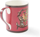 Spode Kit Kemp 12oz Mug, S Initial - Fine China Coffee Cup with Floral Alphabet Design, Custom Letter Mug for Unique Gift Giving - Personalized Kitchen Drinkware, Dishwasher Safe & Stylish by CozyNest Decor