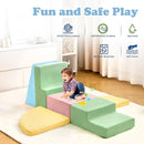 6 Pieces Climbing Toys for Toddlers, Climb & Crawl Soft Foam Block Activity Play Set, Foam Play Gym Climbing Blocks, Toddler Climbing Toys Indoor, Soft Foam Blocks for Kids Crawling and Sliding by TinyTreasures Baby Boutique