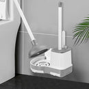 2 Pack Toilet Brush and Plunger Set, 3 in 1 Toilet Bowl Brush and Holder with Crevice Cleaning Brush Wall Mounted Household Bathroom Cleaning Tools Combo(2) by CozyNest Decor