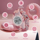 Kids Watches for Girls Boys Digital Sport Watch with Step Counter Pedometer Vibration Alarm Clock, No App Waterproof Fitness Tracker Kids Watch Boys Girls Teens Students Ages 5-16 by TinyTreasures Baby Boutique