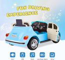 12V Kids Electric Car, Power Wheels with Remote Control, Ride on Car Toys with LED Light, 3 Speeds, Music, Blue by TinyTreasures Baby Boutique