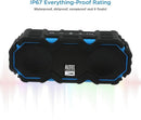 Altec Lansing LifeJacket Mini - Waterproof Bluetooth Speaker with Lights, Portable Wireless Speaker for Pool, Beach, Hiking, Sports, Camping, 16 Hour Playtime, Floats in Water by TinyTreasures Baby Boutique