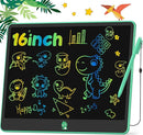 Hockvill LCD Writing Tablet for Kids 16 Inch, Toys for Girls Boys Drawing Pad for 3 4 5 6 7 Year Old Kid, Toddler Doodle Board Christmas Birthday Gift for Children by TinyTreasures Baby Boutique
