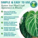 Houseplant Leaf Shine Spray – All-Natural Leaf Cleaner and Gloss for Healthy Shine & Better Photosynthesis | Perfect for House Plants and Foliage | 8 oz by GreenHaven Gardens
