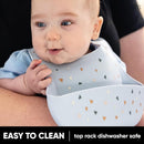 Simple Modern Silicon Bib Toddler food bib by TinyTreasures Baby Boutique