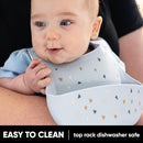 Simple Modern Silicon Bib Toddler food bib by TinyTreasures Baby Boutique