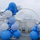130pcs Blue Balloons Different Sizes 18" 12" 10" 5" Matte Blue Latex Balloon Garland Arch Kit for Birthday Baby Shower Graduation Wedding Gender Reveal Anniversary Party Decorations by CozyNest Decor