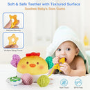 Car Seat Toy for Babies 0-6 Months, Stroller Toy with a Convenient clip, Carseat Toys Hanging Baby Accessories,Built-In Bell, Rattle,Squeaky,Mirror for infant,Babies Gift 0-3-6-12 months Boy Girl by TinyTreasures Baby Boutique