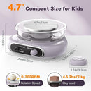 Alldeer Mini Pottery Wheel Kit - 4.7" Turntable Electric Clay Wheel with Foot Pedal, Adjustable Speed Ceramic Making Machine with 8 Pottery Shaping Tools, Craft Kits for Kids by TinyTreasures Baby Boutique
