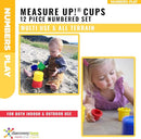 Discovery Toys Measure UP! Cups | Educational Stacking & Nesting 12 Piece Numbered Set| Kid-Powered Learning | STEM Toy Early Math Childhood Development 12 Months and Up by TinyTreasures Baby Boutique