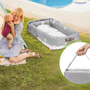 Baby Lounger for Newborn Portable Bag,Baby Play Mat Tummy Time with Strap,Awake-Time Pad Newborn Lounger Adjustable to 0-24 Months Home Travel(Ghostly Grass from Birth) by TinyTreasures Baby Boutique