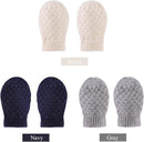 Baby Knit Mittens Toddler Boys Girls Gloves Winter Infant Newborn No Scratch Mitten 0-3 Years by TinyTreasures Baby Boutique