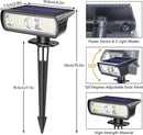 Toodour Solar Spot Light Outdoor, 6 Pack Solar Lights Outdoor with 2 Modes, Waterproof Solar Powered Flood Lights Landscape Lighting for Yard Garden Home Pathway Walkway Outdoor Decor - Cool White by GreenHaven Gardens