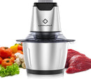 LINKChef Food Chopper, 5 Cup Food Processor Mini Electric, 1.2L 250W Meat Grinder with 4 Bi-Level Blades, Stainless Steel Mincer for Kitchen, Vegetable, Onion, Garlic, Salad, Baby Food, Fruit, Nuts by TinyTreasures Baby Boutique