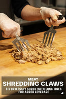 Dalstrong Meat Shredding Claws - Multi-Use Shredding Tool - Lifting, Pulling, Handling Utensils - x2 - Premium HC Stainless Steel G10 Hanlde -BBQ Meats, Brisket & More by GreenHaven Gardens