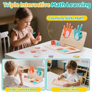 Montessori Math Learning Toy – Number Blocks, Counting Sticks, Tracing Board & Finger Counting, Educational Preschool STEM Sensory Toys for Toddlers, Birthday Gift for 2 3 4 5 Year Old Boys Girls Kids by TinyTreasures Baby Boutique