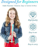 Soprano Recorder Instrument for Kids Beginners Student German Fingering C Key Recorder Instrument 3 Piece with Cleaning Rod and Bag Fingering Chart(Lake Green) by TinyTreasures Baby Boutique