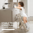 Toddler Potty Training Toilet Seat-Alongside Foldable Potty Train Chair Adapter, Potty Seats with Steps Ladder for Toddlers Kids, Boys, Girls, Child, Baby, and Must-Haves Portable Step Stool Supplies by TinyTreasures Baby Boutique