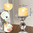 CANDLE CHOICE Battery Operated Flameless Tea Lights Bright Flickering LED Tealight Votive Candles for Wedding Party Table Centerpieces Halloween Christmas Decorations Batteries Incl Warm White 36 Pack by GreenHaven Gardens