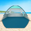 COMMOUDS Beach Tent Sun Shade for 3/4-5/6-7/8-10 Person, UPF 50+ Beach Sun Shelter Canopy Tent, Lightweight, Easy Set Up and Carry by TinyTreasures Baby Boutique