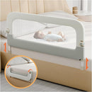 Large Bed Guard Rail for Toddlers - 59inch Foldable & Adjustable Heights Baby Bed Safety Railing - Toddler Long Bed Rails Guard for Twin, Bunk, Queen & King, Full Size Bed by TinyTreasures Baby Boutique