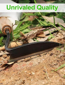 TOYPOPOR Japanese Weeding Sickle Hoe, Gardening Tools, Weed Remover, Hand Weed Cutter, Kama Twisted Scythe with High Carbon Steel Blade for Cutting Grass, Soil loosening, harvesting, Digging by GreenHaven Gardens