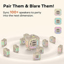 INSMY Shower Bluetooth Speaker, IP67 Waterproof Portable Small Multi Sync 100+ Speakers, Big Volume Booming Bass, 24H Playtime/Floatable/RGB Lights for Outdoor/Kayak/Beach/Golf (Khaki) by TinyTreasures Baby Boutique