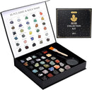 Rock Collection for Kids - 30 Pcs Rocks, Gemstones & Crystals Kit with Learning Guide,Mineral Education Set Geology Science STEM Toys, Earth Science Activity,Gifts for Boys & Girls by TinyTreasures Baby Boutique