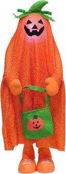 32" Front Porch Light up Halloween Pumpkin Figure Décor, Kit Standing Trick or Treat Indoor and Outdoor Decorations-Pumpkin by CozyNest Decor