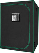 MELONFARM 5x5 Grow Tent, 60"x60"x80'' High Reflective 600D Diamond Mylar Canvas with Observation Window and Floor Tray for Hydroponic Indoor Plant Growing by GreenHaven Gardens