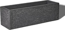 24 Inch Rectangular Concrete Planter,Durable All-Weather Use with Drainage Holes,Large Rectangular Planter for Outdoor Indoor Plants by CozyNest Decor