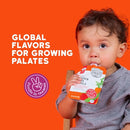 Serenity Kids 6+ Months World Explorers Toddler Pouches - BPA-Free Baby Food Puree with Ethically Sourced Meat & Organic Veggies - Chicken Tikka Masala - 3.5 Oz 6 Pack by TinyTreasures Baby Boutique