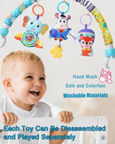 Pau1Hami1ton Baby Stroller Arch Toys, Car Seat Toys,Bouncer Toy Bar/Mobile for Bassinet,Adjustable Baby Hanging Toys Fit for Crib Bed,Stroller,Car Seat.S-19(Aircraft) by TinyTreasures Baby Boutique