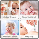 Baby Healthcare and Grooming Kit for Newborn Kids, 24PCS Upgraded Safety Baby Care Kit, Newborn Nursery Health Care Set, Baby Care Product (Grey White) by TinyTreasures Baby Boutique