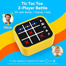 Rechargeable Tic Tac Toe Game Box with 5 Fun Brain Memory Games, Electronic Touchscreen Handheld Game, Portable Digital Puzzle Board Travel Toy, Gifts Choice for Kids and Adults(Yellow) by TinyTreasures Baby Boutique