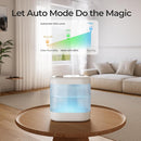 Homvana Humidifiers for Bedroom, 5L Super Easy to Clean Top Fill Auto Adapt Cool Mist Humidifier for Bedroom Plants Baby Kids for Home (Never Leaking Design), Quiet 40H Runtime, Essential Oil Diffuser by TinyTreasures Baby Boutique