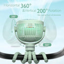 Momcozy Portable Stroller Fan, 8000mAh, 27H Ultra-long Battery Life, Detachable 4 Speed 360°Rotate, LED Night Light with 2 Modes, USB Rechargeable Handheld Cooling Fan for Travel, Car Seat, Bedroom by TinyTreasures Baby Boutique