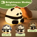 DREAMING MY DREAM Cute Panda Night Light, LED Squishy Novelty Animal Night Lamp, 3 Level Dimmable Nursery Nightlight for Breastfeeding Toddler Baby Kids Decor, Cool Gifts for Kids by TinyTreasures Baby Boutique