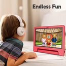 Kids Tablet, 10.1 Inch Tablet for Kids Android 14, 64GB Octa-Core, WiFi, Big Battery, Kids Space, Parental Control 1280 * 800 HD Display Children Tablets Red by TinyTreasures Baby Boutique