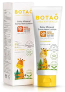 Baby 100% mineral Zinc Oxide baby sunscreen – safe natural sunblock lotion for babies: SPF50 Broad Spectrum UVA UVB,For sensitive skin Baby Face Body Protection, Sunblock Cream 2.5 Oz by CozyNest Decor