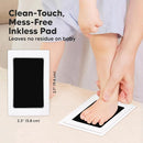 4-Pack Inkless Baby Hand and Footprint Kit - Mess Free Ink Pad for Newborn Keepsake, Dog Nose & Paw Print Kit, Clean Touch Ink Pad for Baby Hand & Footprints, Ideal New Mom Gifts (Jet Black) by TinyTreasures Baby Boutique