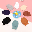BQUBO Newborn Infant Toddler Mittens No Scratch Cotton Elastic Wrist Gloves Hypoallergenic for 0-6 Months Baby Boys Girls by TinyTreasures Baby Boutique
