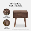 mopio Ensley Nightstand, Side Table, End Table, Mid Century Modern Nightstand with Drawer, Bedside Tables, Small Nightstands with Storage, for Living Room, Bedroom (Single) by CozyNest Decor