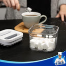 MR.SIGA 4 Pack Airtight Food Storage Container Set, BPA Free Kitchen Pantry Organization Canisters, One-handed Airtight Cereal Snack Candy Storage Containers, 360ml / 12.2oz, Small, White by TinyTreasures Baby Boutique