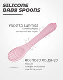 10 Pcs Silicone Baby Spoons and Forks, Chewable Utensils for Self-Feeding, Kids Utensils for Over 6 Months Babies by TinyTreasures Baby Boutique