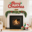 6FT Artificial Norfolk Pine Garland 2 Pack – Dense Green Christmas Garland, Real Touch Holiday Greenery for Front Door, Fireplace Mantel, Staircase, Indoor Outdoor Home Decoration by CozyNest Decor