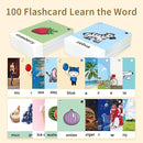 alilo Talking Pen Books Sets for Toddlers 2-6, Kids Learning Electronic Toys, Early Educational Gifts for Boys Girls, with 3 Interactive Audio Sound Books, 100 Talking Flash Cards, Alphabet by TinyTreasures Baby Boutique