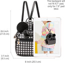 KL928 Girls Bowknot Polka Dot Cute Mini Backpack Small Daypacks Convertible Shoulder Bag Purse for Women by TinyTreasures Baby Boutique