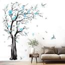 Large Watercolor Tree Wall Decals - Flower Tree Branch Wall Stickers - Bedroom Living Room Sofa TV Background Home Wall Decor by CozyNest Decor